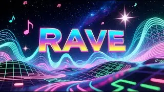 Rave Desert Rose AI Music Abstract Video
