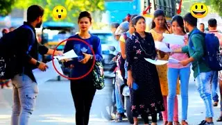 White Paper Prank in India||Cute Girl Prank Video||Crazy Boy Dulal