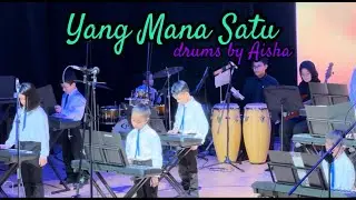 Aisha 1st Drum Performance — In Front of Dato' Sri CTDK 🤯 Throwback - Yang Mana Satu (1st song)