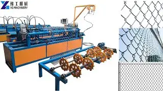 Multi-function Chain Link Fence Machine for Sale |High-Speed Chain Link Fencing Making Machine Price