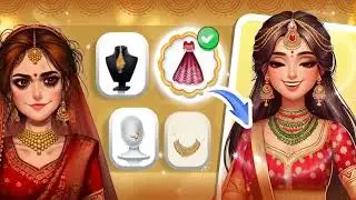 Traditional Indian Bridal Game #dressup #makeover #makeup #games #trending #viralshorts #ytshorts