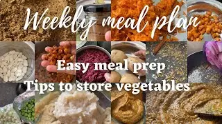 Weekly meal prep | What i pre-prepared for the whole week | #weeklymealplan #mealprep #bachelors