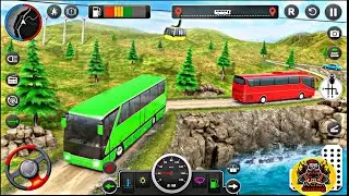 Offroad Bus Driving Gameplay || Bus Hills Drive
