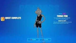 Find Bottles of Robotic Grey in Destroyed Dish Guide - Fortnite Toona Fish Style Quests