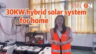Pre-Delivery Test: 30KW Hybrid Solar System with 60KWH Lithium Battery