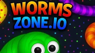 I Became the Largest Worm in WormsZone.io!SudipxGaming1#WormsZone#CacingGame #SlitherBattle