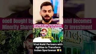 Agilitas & one8: Creating India&rsquo;s Global Sportswear Future #sports #shorts