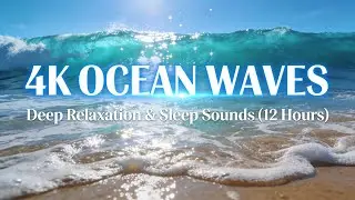 🌊 Ocean Waves LIVE 24/7 Hours: Soothing Relaxation, Sleep & Study (Pure Waves ASMR) ❄️✨