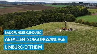 Deponie Limburg-Offheim: Installation von Inklinometermessstellen