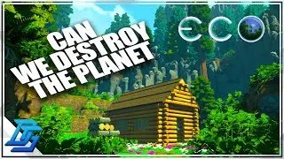 TRYING TO STOP A METEOR FROM DESTROYING THE PLANET, THE EXPERIMENT? - ECO Gameplay  - Part 1 (2021)