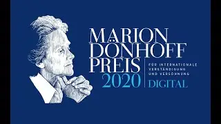 Marion-D&ouml;nhoff-Preis 2020: Juryvorsitzender Matthias Na&szlig; zur Hauptpreistr&auml;gerin Magrethe Vestager
