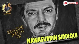 NAWASUDDIN SIDDIQUI - Realistic Sketch | Sacred Games | SJ ARTWORKS