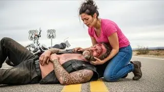 Alleinerziehende rettete verletzten Hells-Angels-Anführer–Biker schworen, ihre Familie zu schützen.