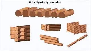 Log milling machine for REXWOOD 40' transformable container installation
