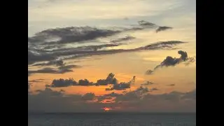 Sunsets in the Lesser Antilles