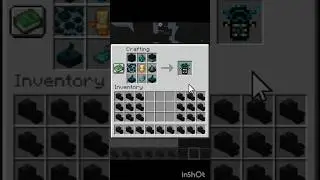 Warden Totem Crafting Moment 👁️ #trending #minecraft #gaming #shorts #viral