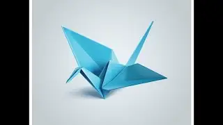 How to make origami flapping bird