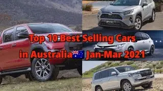 Top 10 Best Selling Cars in Australia🇦🇺 Jan-Mar 2021