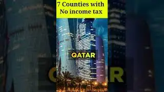 7 countries with no Income  Tax charge.#shorts #noincometax#uae