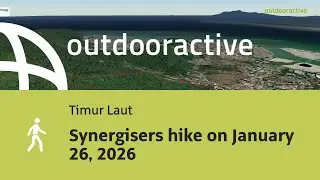 Flyover video: Synergisers hike on January 26, 2026