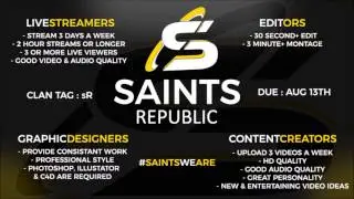 Saints Republic Recruitment Challenge #SAINTSWEARE