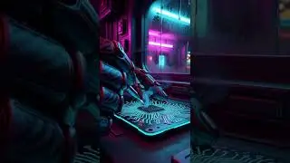 🛠️ Cyberpunk Tech Repair ASMR | Soldering & Neon Circuitry | Industrial Focus