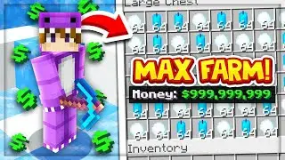 BEST *NEW* MONEY FARM is BROKEN on NEW SKYBLOCK MAP! | New Minecraft SKYBLOCK SERVER