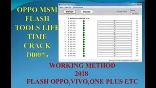 OPPO MSM DOWNLOAD TOOL CRACKED 10000% WORKING METHOD 2018| 2019 FLASH OPPO, VIVO, ONE PLUS ETC