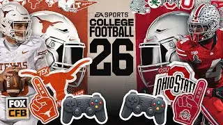 No. 1 Texas Longhorns vs. No. 3 Ohio State Buckeyes | Big Noon Kickoff | College Football 26 Sim
