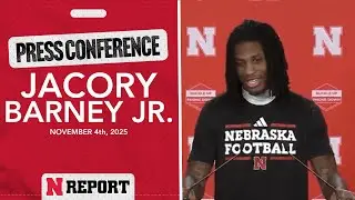 Nebraska WR Jacory Barney Jr. | UCLA Game Week Press Conference (11/4/25)