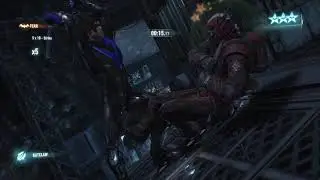 Batman: Arkham Knight - Nightwing Batcave 0:16.35