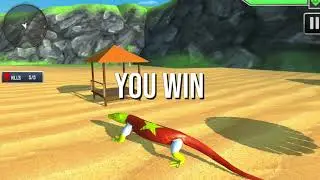 Best Animal Games - Komodo Dragon Family Sim: Beach & City Attack Android Gameplay