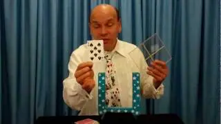 TV Card Frame- Card Appears Inside a Glass Window