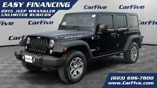 Carfive - The 2015 Jeep Wrangler Unlimited Rubicon 4x4 Is Built for Adventure Without Limits.