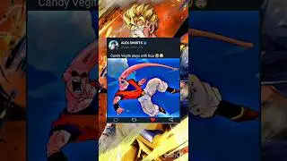 Candy Vegito plays with Buu 🤣🤯#dbs#shorts