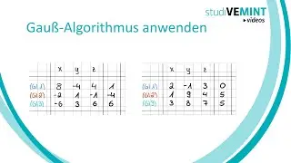 Gau&szlig;-Algorithmus anwenden