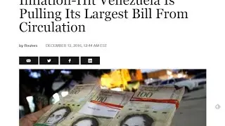 RTD News: Inflation-Hit Venezuela Is Pulling Its Largest Bill From Circulation