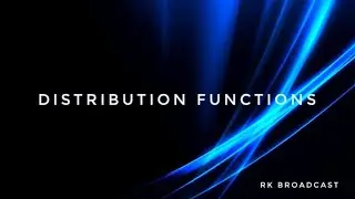 Probability Distribution functions -Scenarios where you will use them