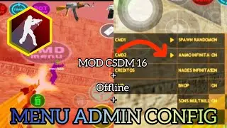 how to install csdm mod cs 1.6 android + menu cdm server admin + offline (CS 1.6 ANDROID) (CSDM)