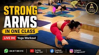 LIVE Arm Strength Yoga 🔥 Build Strong Arms & Shoulders