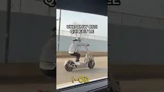 160km/h en trottinette &eacute;lectrique !