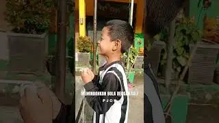 Memindahkan bola dengan tali