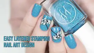 Easy Layered Stamping Nail Art