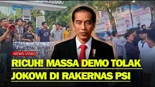 PANAS❗ WARGA Tolak Kedatangan Jokowi di Makassar, Massa Teriaki Kader PSI