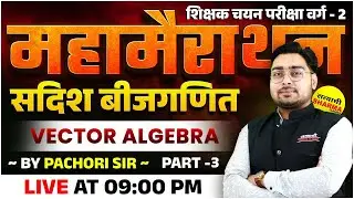 सदिश बीजगणित, MATHS MAHA MARATHON | MPTET VARG 2 CHAYAN PRIKSHA MATHS | MPTET VARG 2 2025