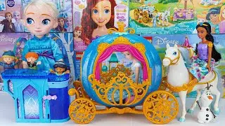 Disney Princess Toy Collection Unboxing | Disney Frozen Elsa, Anna & Cinderella&rsquo;s Pumpkin Carriage