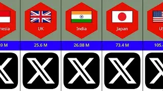Number Of X Formerly Twitter Users By Countries