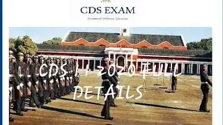 cds 2 2020 notification/eligibility/ syllabus/exam full details