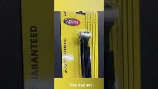 #Hex key set # 8pcs #1.5mm to 6mm # price-300Rs# multipurpose use # use also hex screw etc.