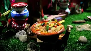 Miniature Healthy Vegetable Curry | Tiny Kitchen Cooking 